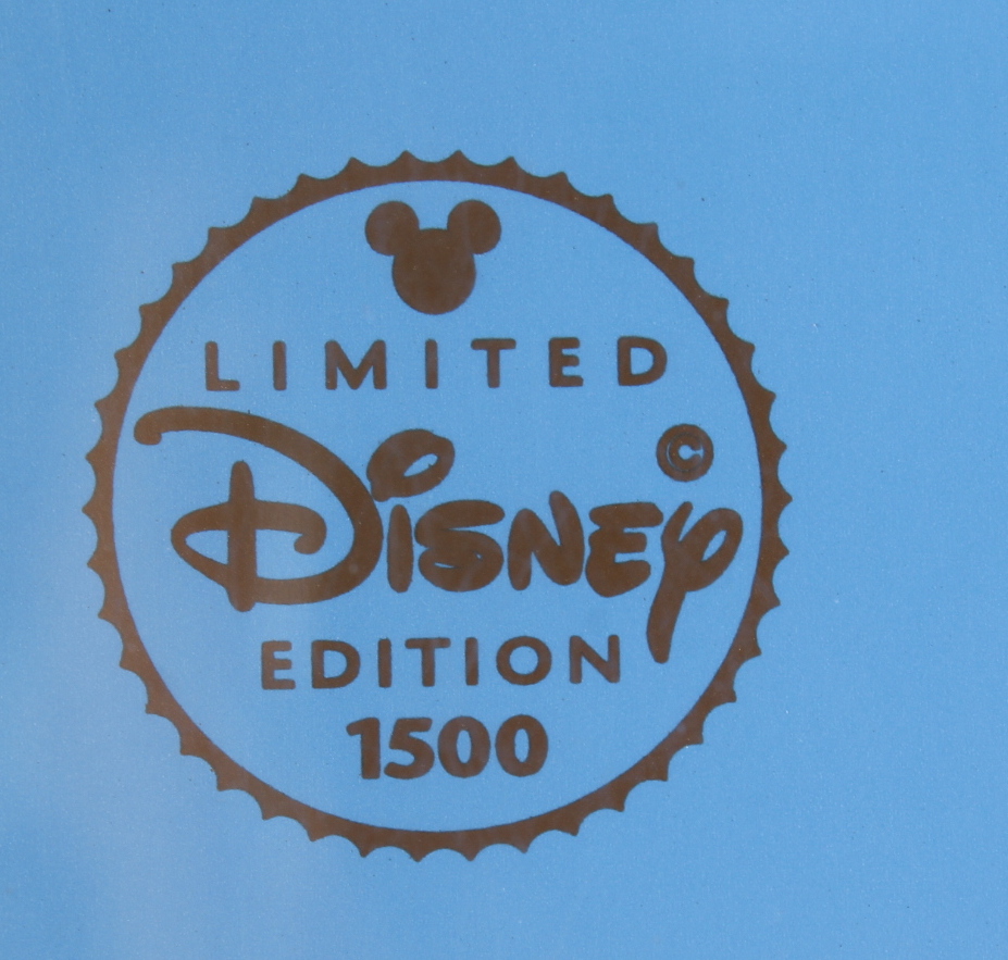 Set of (3) 1997 Disney Character LE 23x23 Lithographs with Winnie the Pooh, Tigger & The Genie with Disney Seals at PristineAuction.com Set of (3) 1997 Disney Character LE 23x23 Lithographs with Winnie the Pooh, Tigger & The Genie with Disney Seals at PristineAuction.com