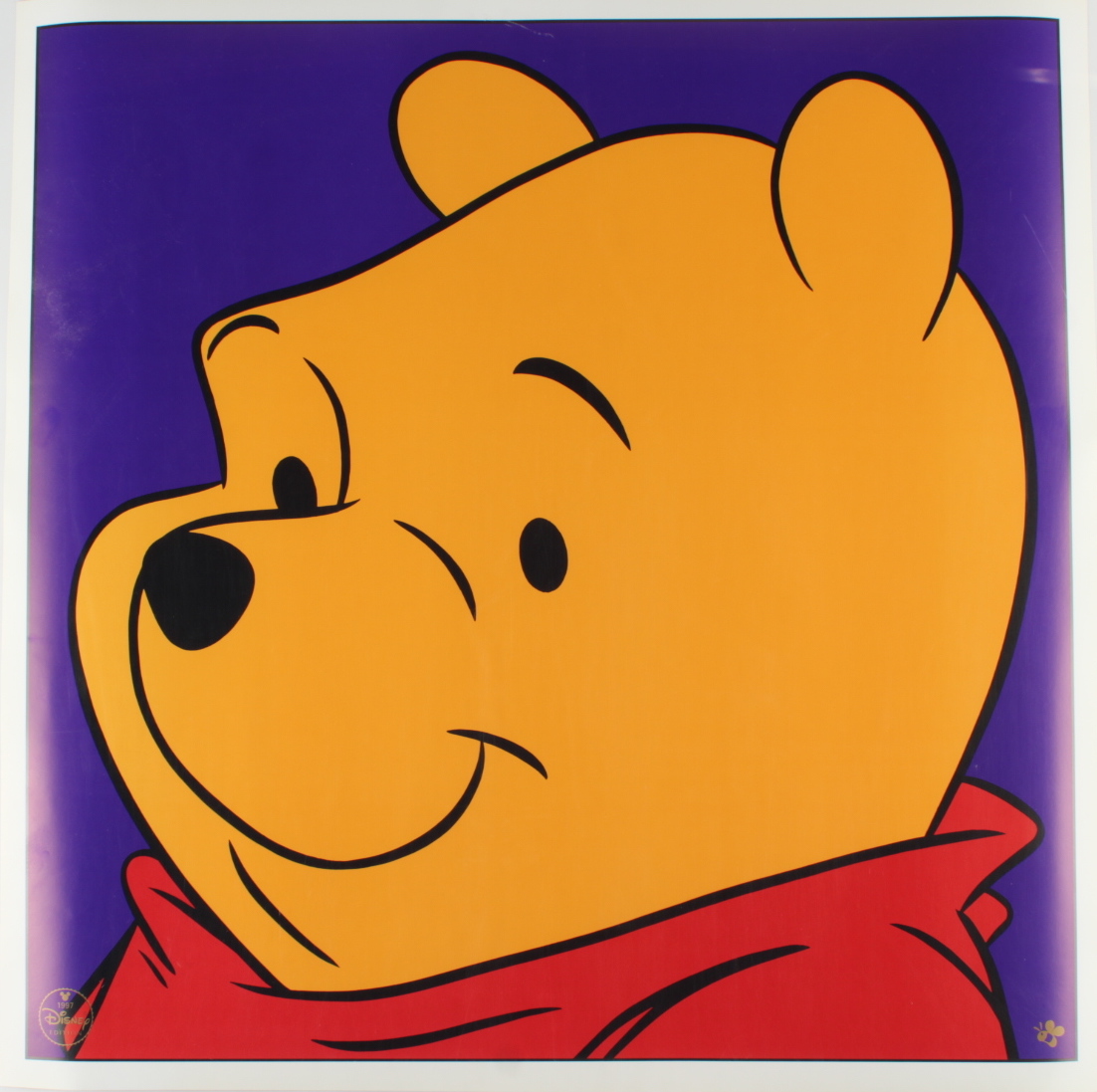 Set of (3) 1997 Disney Character LE 23x23 Lithographs with Winnie the Pooh, Tigger & The Genie with Disney Seals at PristineAuction.com Set of (3) 1997 Disney Character LE 23x23 Lithographs with Winnie the Pooh, Tigger & The Genie with Disney Seals at PristineAuction.com