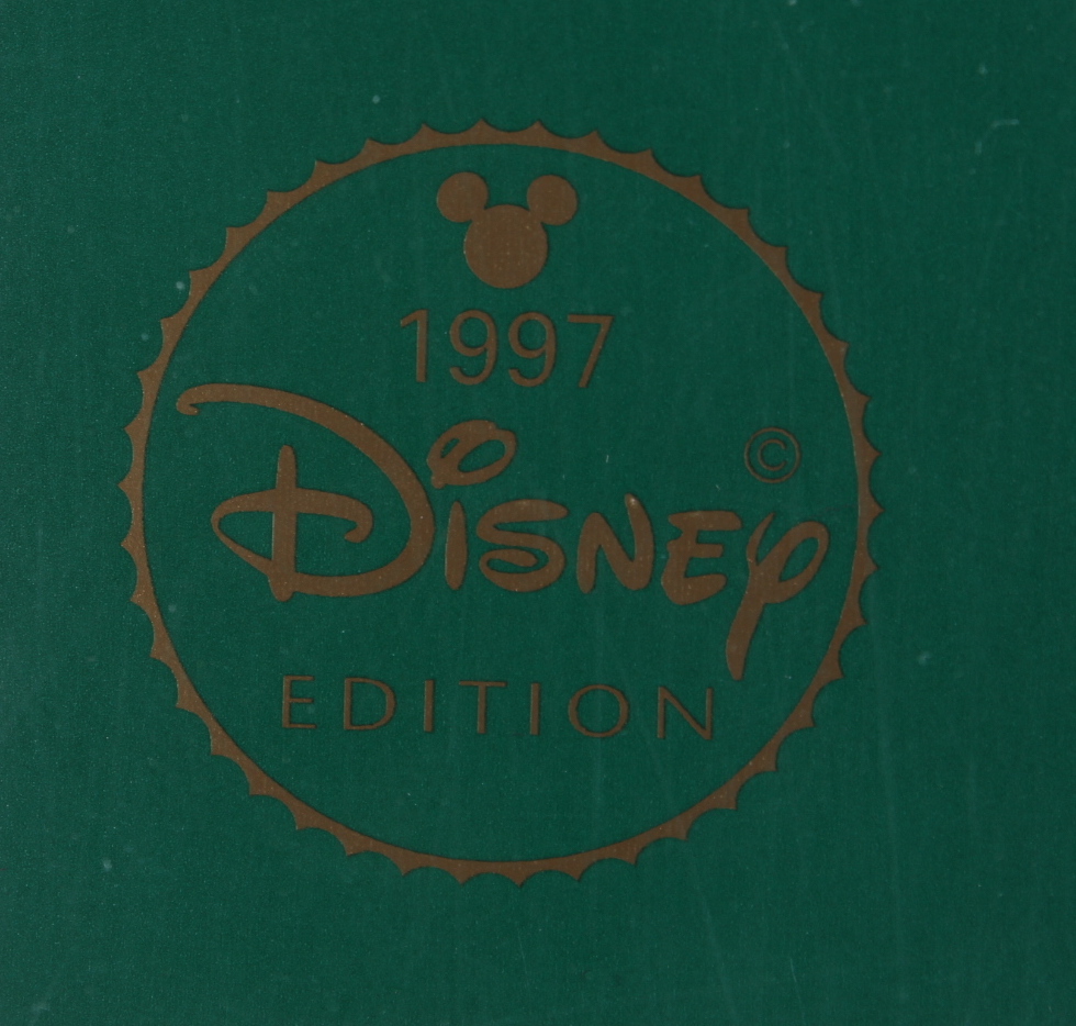 Set of (3) 1997 Disney Character LE 23x23 Lithographs with Winnie the Pooh, Tigger & The Genie with Disney Seals at PristineAuction.com Set of (3) 1997 Disney Character LE 23x23 Lithographs with Winnie the Pooh, Tigger & The Genie with Disney Seals at PristineAuction.com