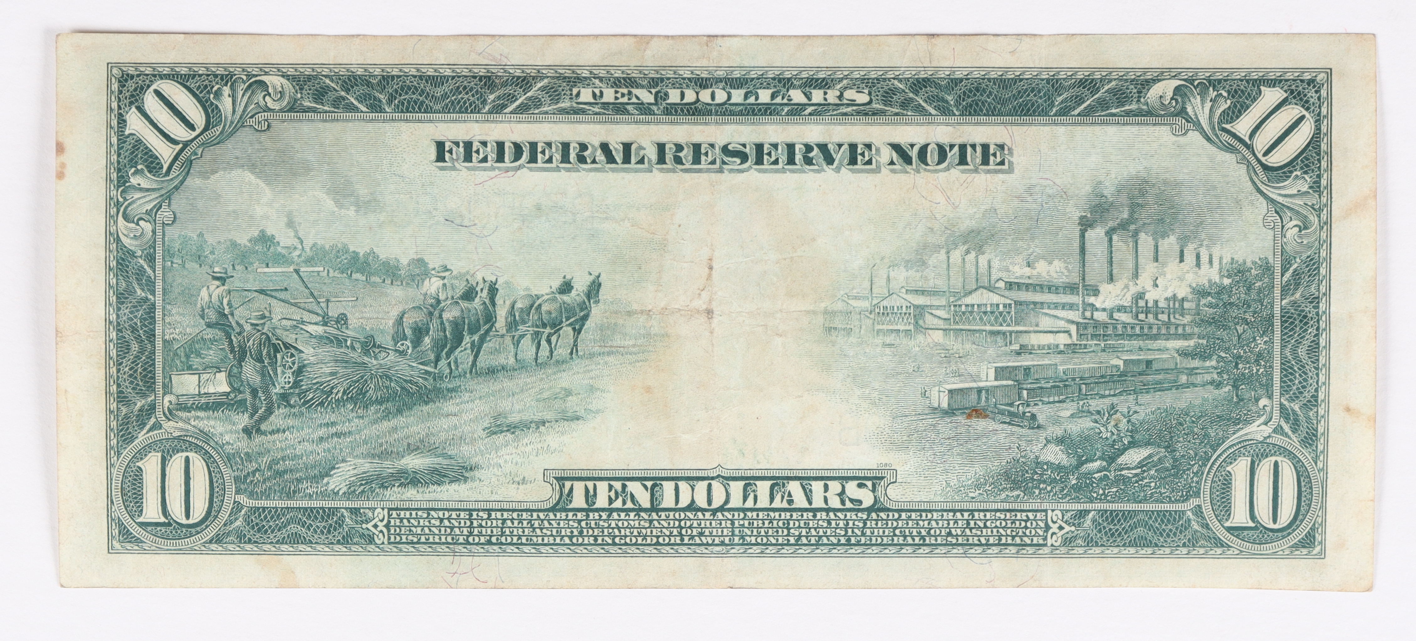 1913 $10 Ten Dollar U.S. Federal Reserve Note at PristineAuction.com 1913 $10 Ten Dollar U.S. Federal Reserve Note at PristineAuction.com