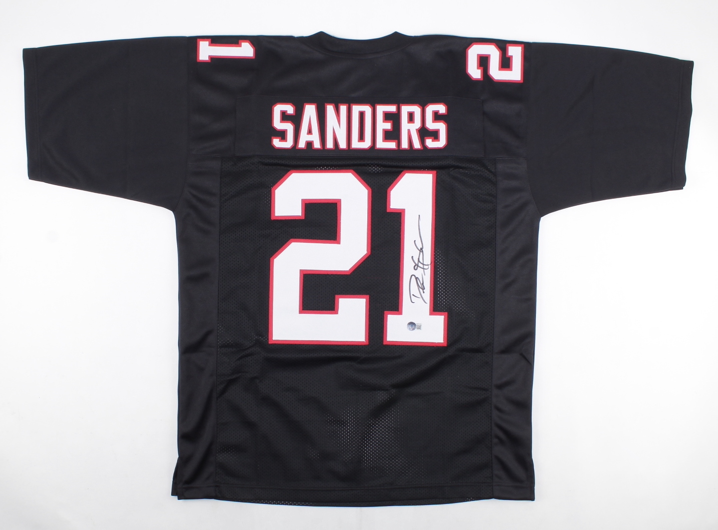 Deion Sanders Signed Jersey (Beckett Hologram) at PristineAuction.com Deion Sanders Signed Jersey (Beckett Hologram) at PristineAuction.com