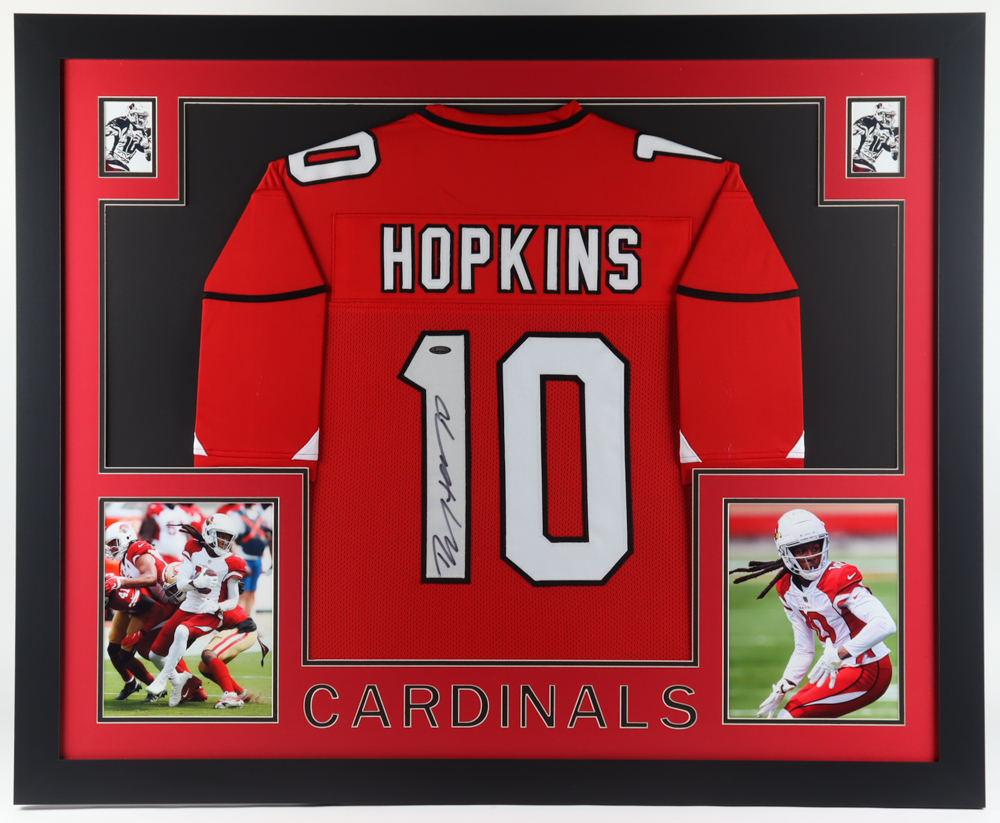 DeAndre Hopkins Signed 35x43 Custom Framed Jersey Display (TriStar Hologram) at PristineAuction.com DeAndre Hopkins Signed 35x43 Custom Framed Jersey Display (TriStar Hologram) at PristineAuction.com
