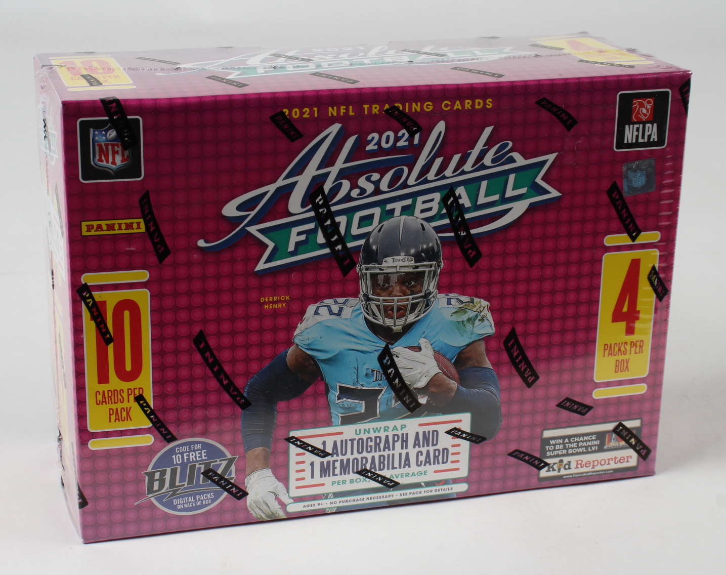 2021 Panini Absolute Football Mega Box with (4) Packs at PristineAuction.com 2021 Panini Absolute Football Mega Box with (4) Packs at PristineAuction.com