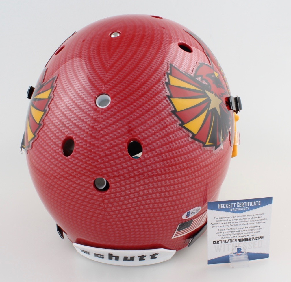 Kyler Murray Signed Full-Size Authentic On-Field Hydro-Dipped Helmet (Beckett) at PristineAuction.com Kyler Murray Signed Full-Size Authentic On-Field Hydro-Dipped Helmet (Beckett) at PristineAuction.com