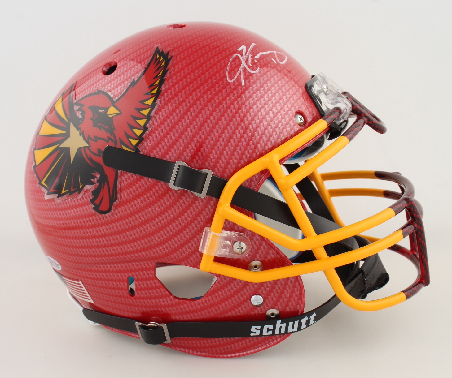 Kyler Murray Signed Full-Size Authentic On-Field Hydro-Dipped Helmet (Beckett) at PristineAuction.com Kyler Murray Signed Full-Size Authentic On-Field Hydro-Dipped Helmet (Beckett) at PristineAuction.com