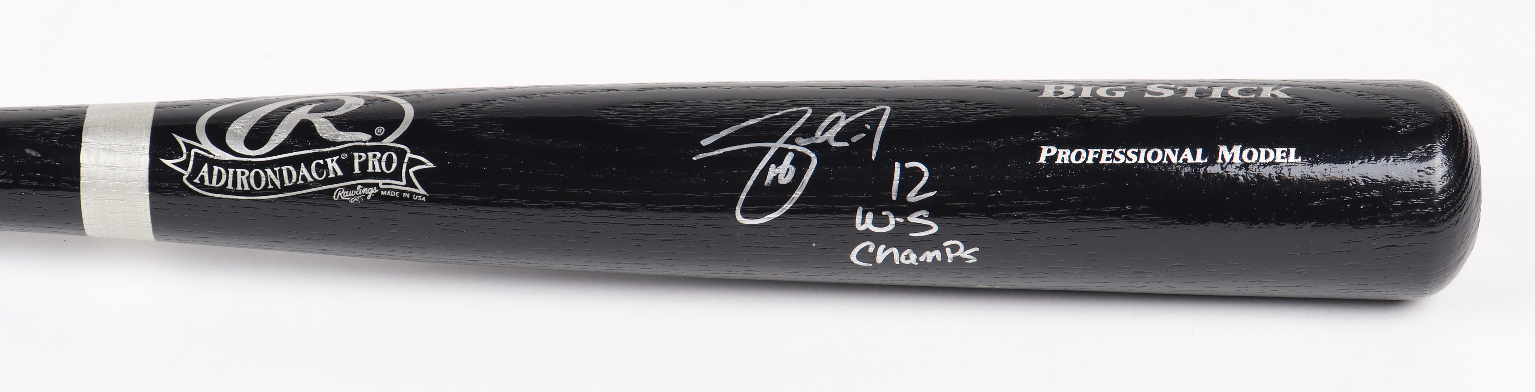 Angel Pagan Signed Rawlings Adirondack Pro Big Stick Baseball Bat Inscribed "W.S Champs" (PSA Hologram) at PristineAuction.com Angel Pagan Signed Rawlings Adirondack Pro Big Stick Baseball Bat Inscribed "W.S Champs" (PSA Hologram) at PristineAuction.com