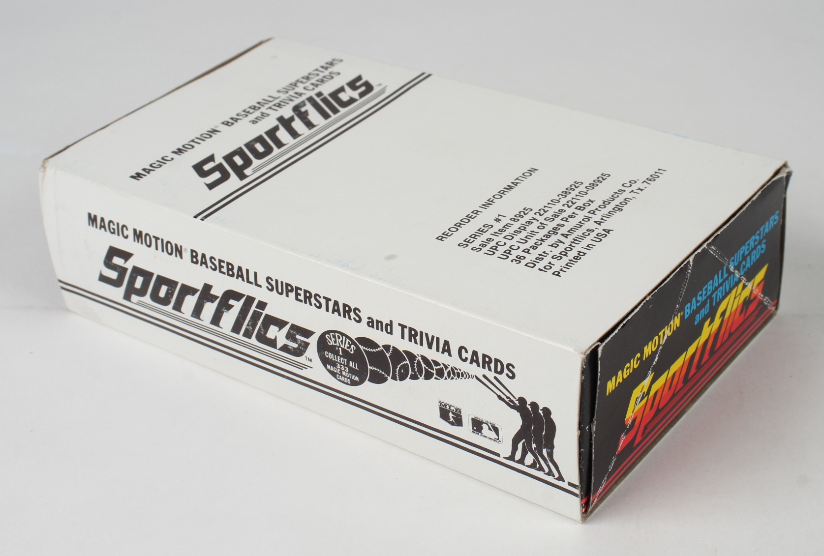 1986 Sportflics Magic Motion Baseball Box with (36) Packs at PristineAuction.com 1986 Sportflics Magic Motion Baseball Box with (36) Packs at PristineAuction.com