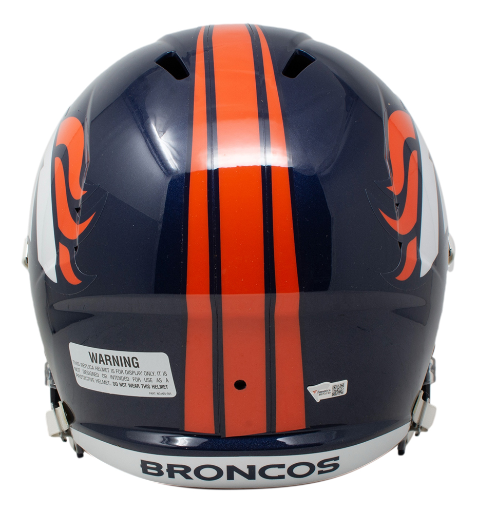 Peyton Manning Signed Broncos Full-Size Speed Helmet (Fanatics) at PristineAuction.com Peyton Manning Signed Broncos Full-Size Speed Helmet (Fanatics) at PristineAuction.com