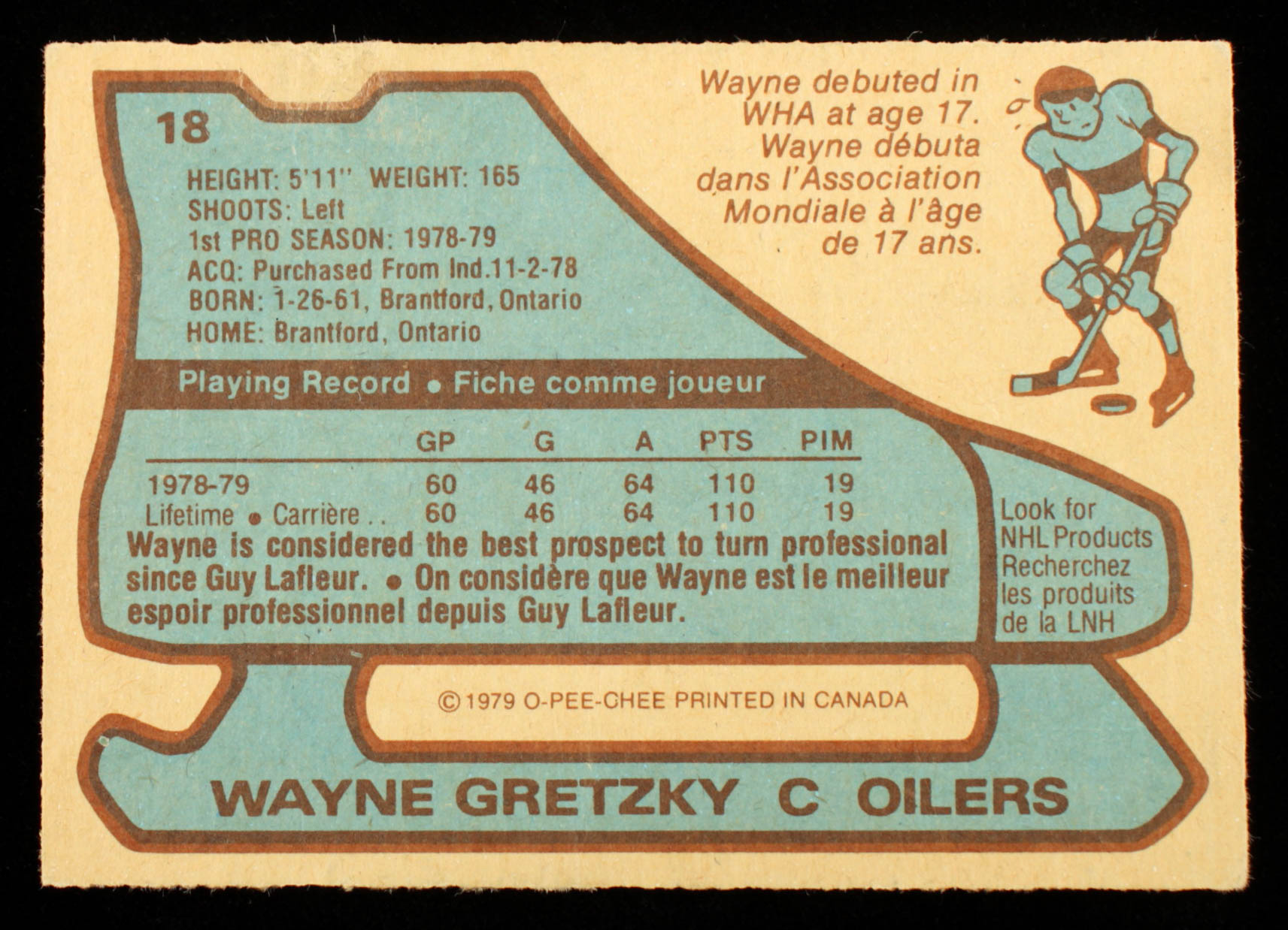 Wayne Gretzky 1979-80 O-Pee-Chee #18 RC at PristineAuction.com Wayne Gretzky 1979-80 O-Pee-Chee #18 RC at PristineAuction.com