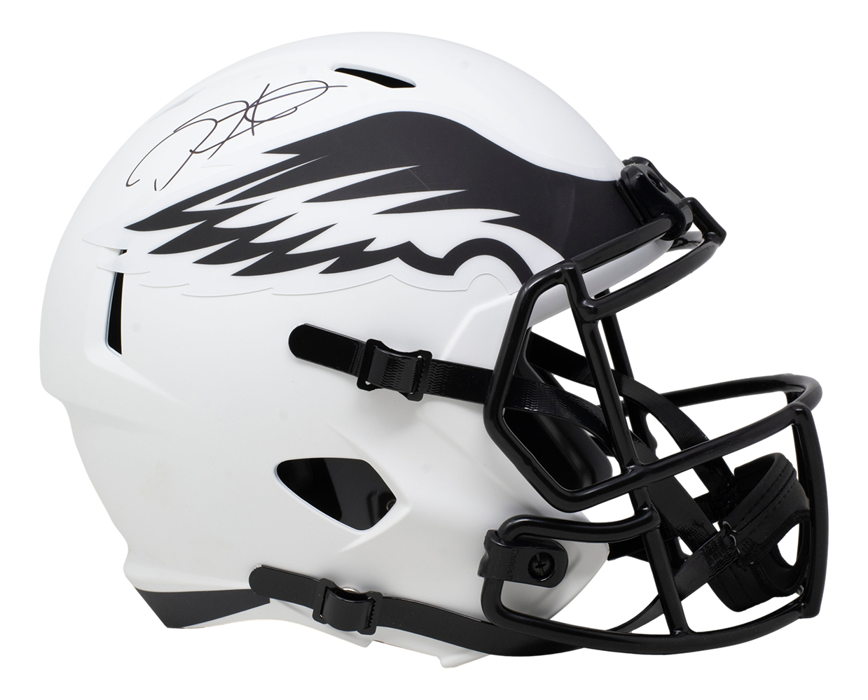 Jalen Hurts Signed Eagles Full-Size Lunar Eclipse Alternate Speed Helmet (PSA) at PristineAuction.com Jalen Hurts Signed Eagles Full-Size Lunar Eclipse Alternate Speed Helmet (PSA) at PristineAuction.com