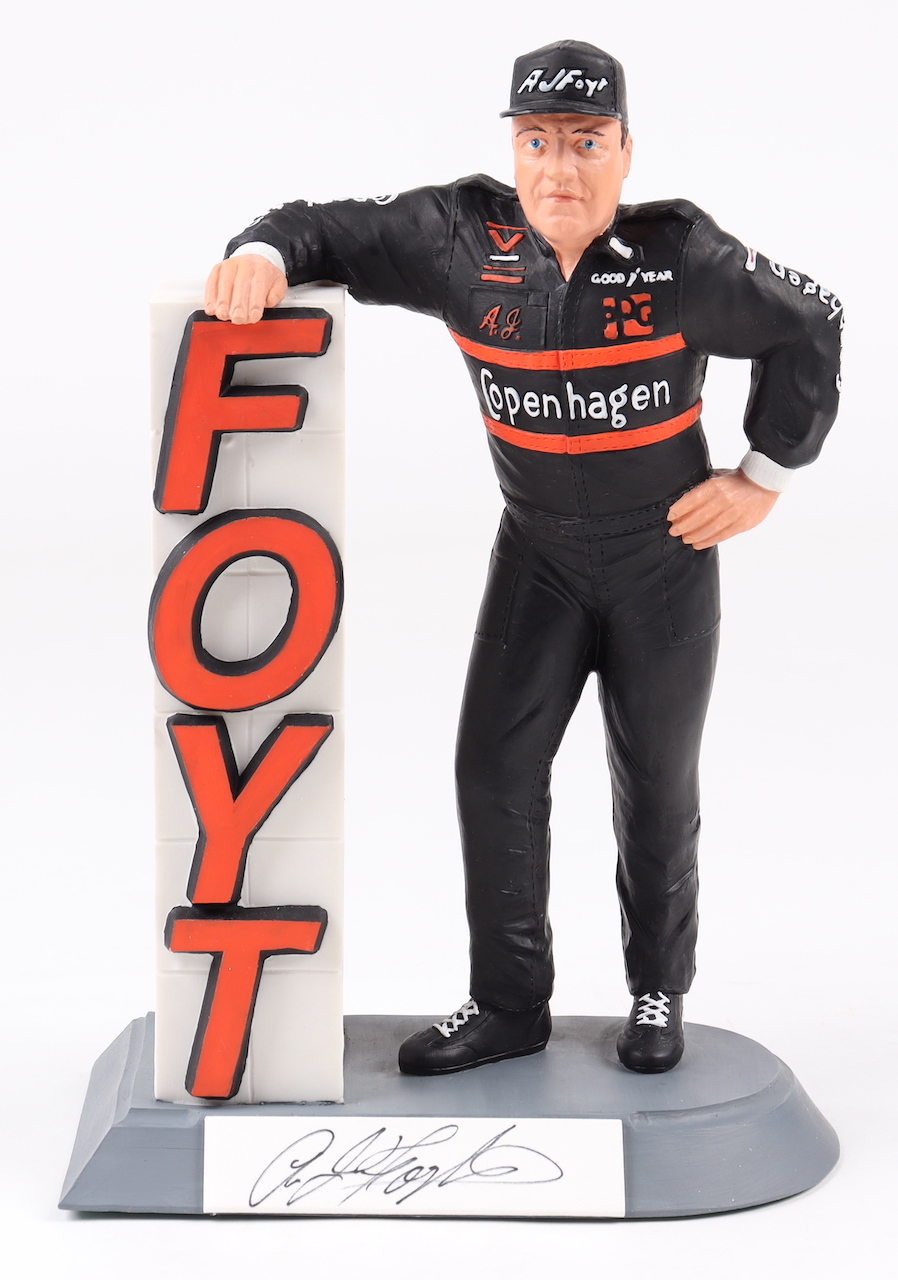 AJ Foyt Signed LE Salvino Action Figure with Original Packaging (Salvino COA) at PristineAuction.com AJ Foyt Signed LE Salvino Action Figure with Original Packaging (Salvino COA) at PristineAuction.com
