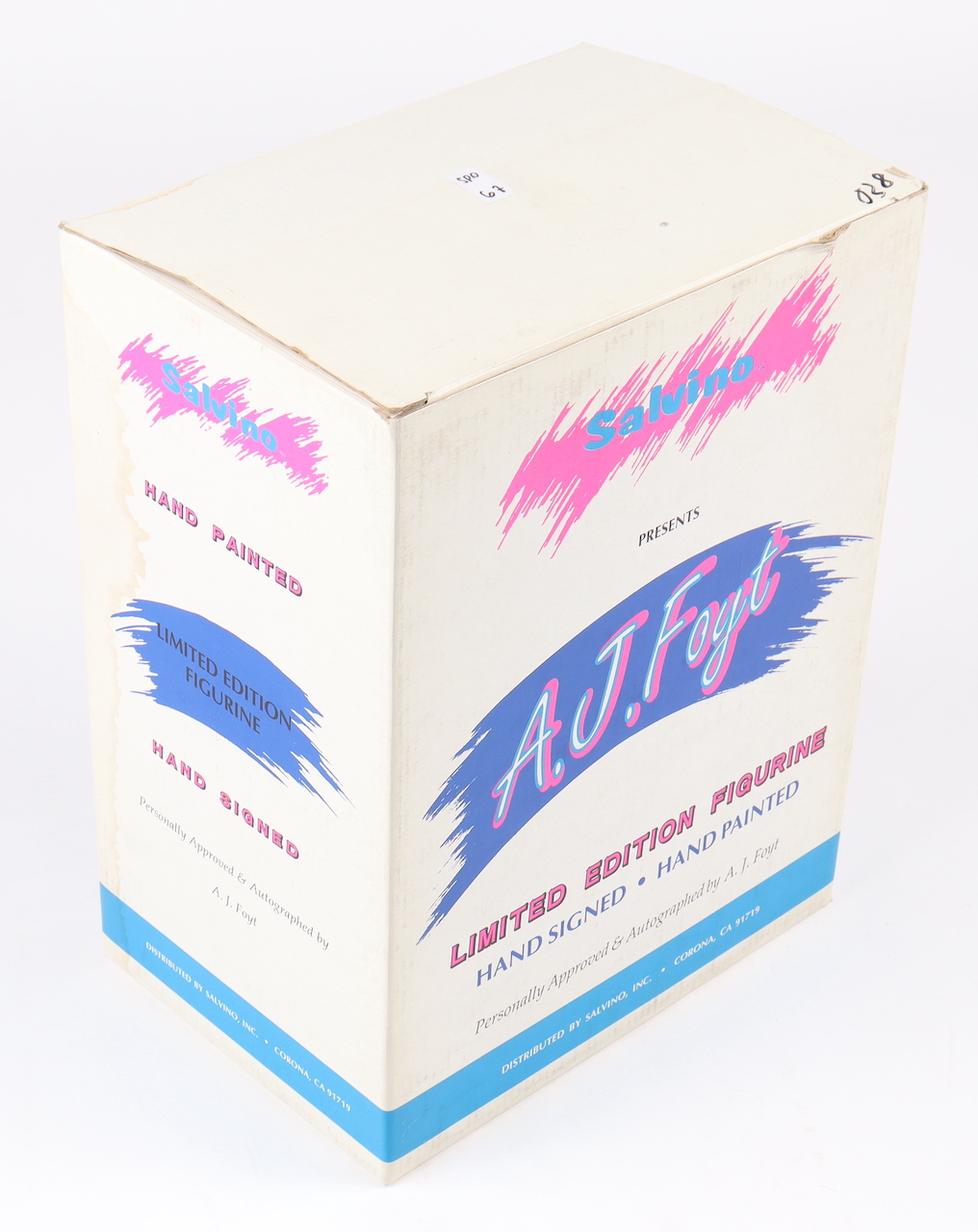 AJ Foyt Signed LE Salvino Action Figure with Original Packaging (Salvino COA) at PristineAuction.com AJ Foyt Signed LE Salvino Action Figure with Original Packaging (Salvino COA) at PristineAuction.com