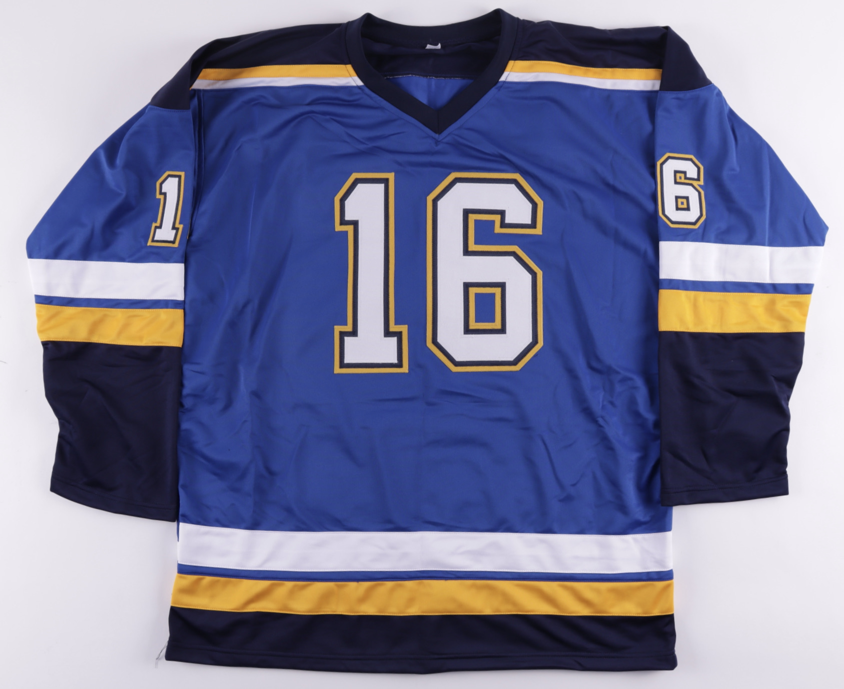 Brett Hull Signed Career Highlight Stat Jersey (Beckett Hologram) at PristineAuction.com Brett Hull Signed Career Highlight Stat Jersey (Beckett Hologram) at PristineAuction.com