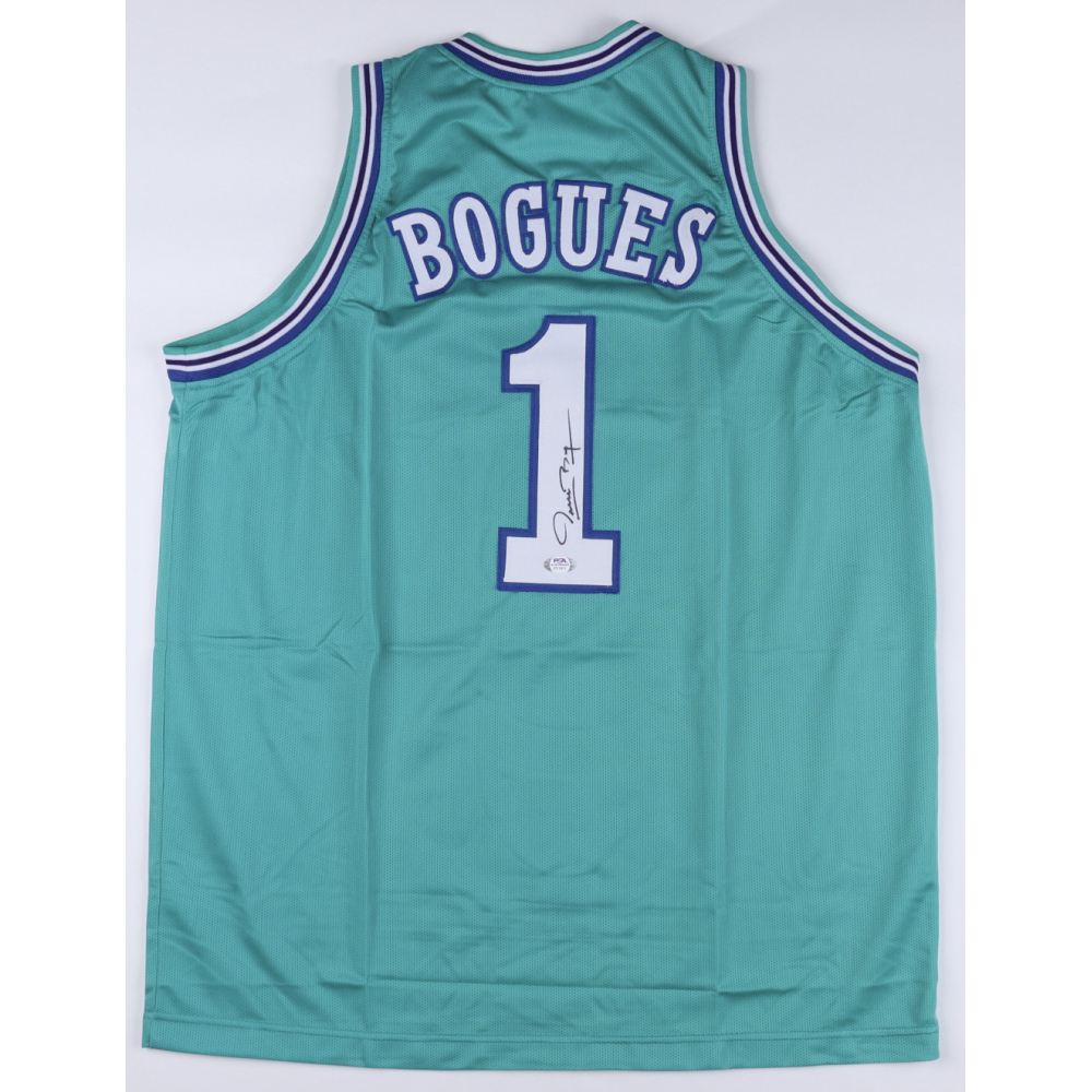 Muggsy Bogues Signed Jersey (PSA COA) Pristine Auction