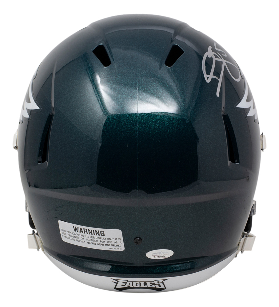 Donovan McNabb Signed Eagles Full-Size Speed Helmet with Display Case (JSA) at PristineAuction.com Donovan McNabb Signed Eagles Full-Size Speed Helmet with Display Case (JSA) at PristineAuction.com