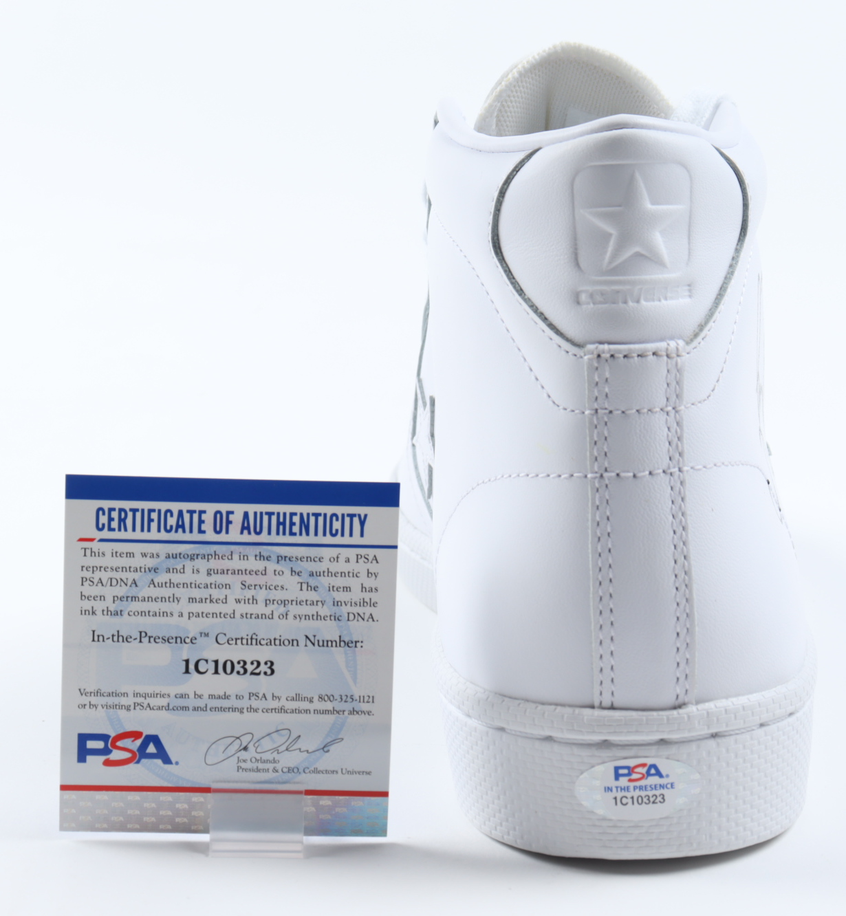 Larry Bird Signed Converse All-Star Leather Basketball Shoe (PSA COA) at PristineAuction.com Larry Bird Signed Converse All-Star Leather Basketball Shoe (PSA COA) at PristineAuction.com