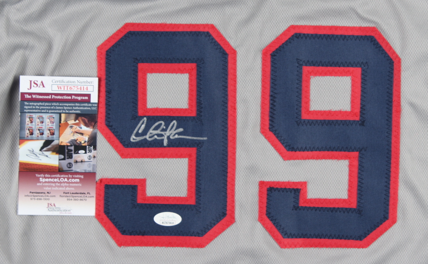 Charlie Sheen Signed Jersey (JSA COA) at PristineAuction.com Charlie Sheen Signed Jersey (JSA COA) at PristineAuction.com