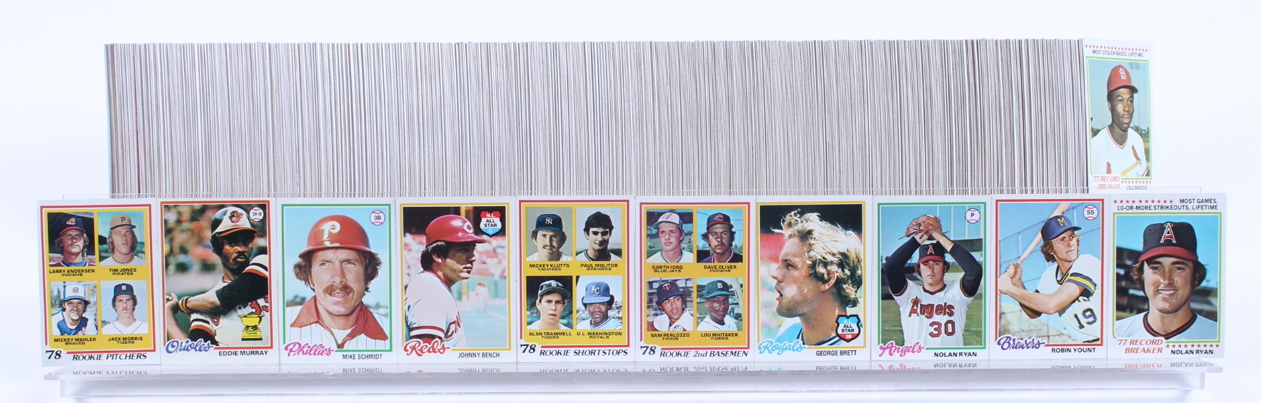 1978 Topps Baseball Complete Set of (726) Cards with Eddie Murray #36 RC, Rookie Shortstops #707, Nolan Ryan #400, Rookie Pitchers #703 at PristineAuction.com 1978 Topps Baseball Complete Set of (726) Cards with Eddie Murray #36 RC, Rookie Shortstops #707, Nolan Ryan #400, Rookie Pitchers #703 at PristineAuction.com