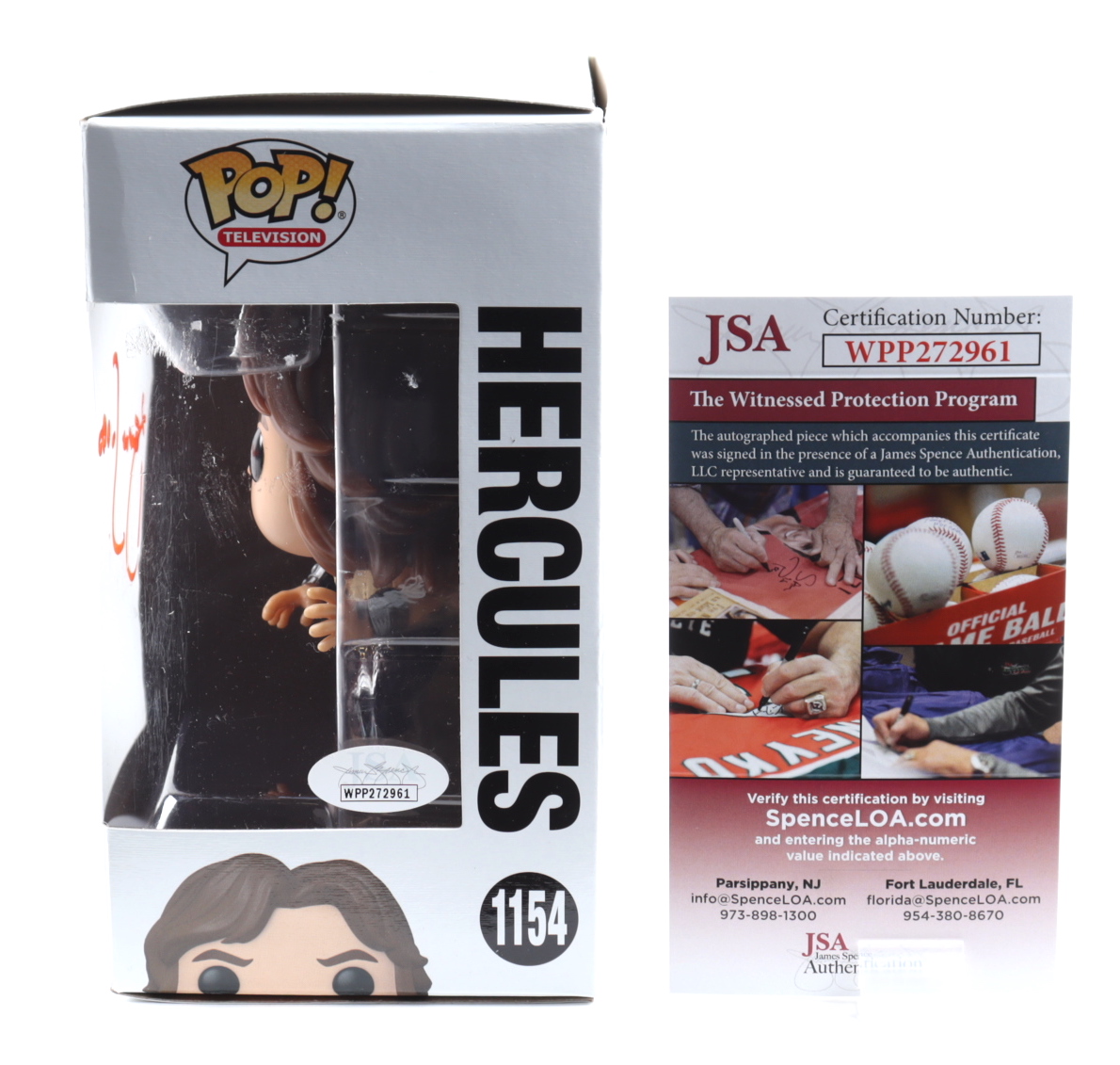 Kevin Sorbo Signed "Hercules: The Legendary Journeys" #1154 Hercules Funko Pop! Vinyl Figure (JSA COA) at PristineAuction.com Kevin Sorbo Signed "Hercules: The Legendary Journeys" #1154 Hercules Funko Pop! Vinyl Figure (JSA COA) at PristineAuction.com