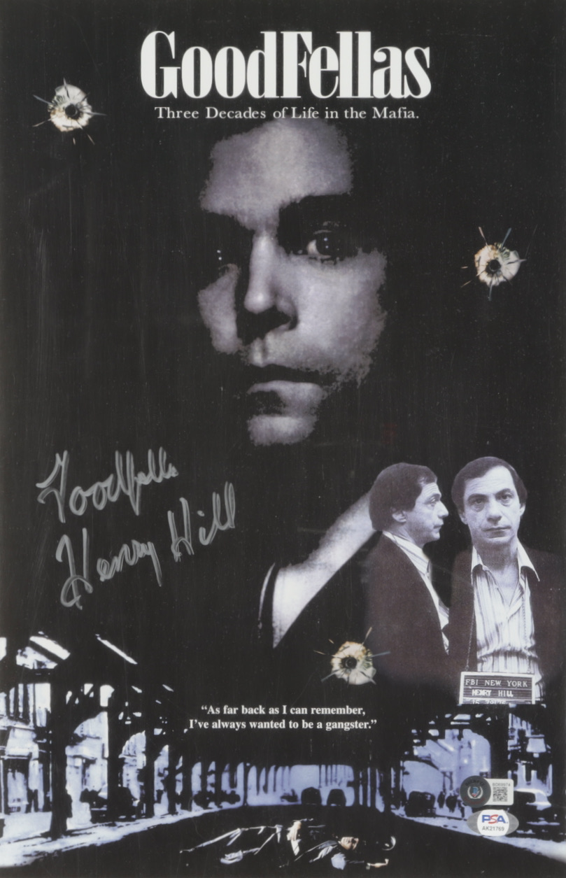 Henry Hill Signed "Goodfellas" 11x17 Photo Inscribed "Goodfella" (Beckett) at PristineAuction.com Henry Hill Signed "Goodfellas" 11x17 Photo Inscribed "Goodfella" (Beckett) at PristineAuction.com