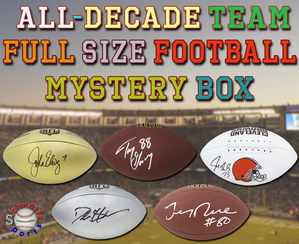 Schwartz Sports Football All-Decade Team Signed Full Size Football - Series 3 (Limited to 100) at PristineAuction.com Schwartz Sports Football All-Decade Team Signed Full Size Football - Series 3 (Limited to 100) at PristineAuction.com
