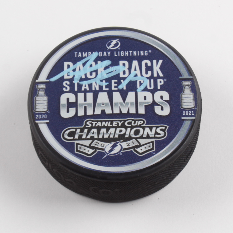 Alex Killorn Signed 2020-21 Back to Back Stanley Cup Champions Logo Hockey Puck (COJO) at PristineAuction.com Alex Killorn Signed 2020-21 Back to Back Stanley Cup Champions Logo Hockey Puck (COJO) at PristineAuction.com