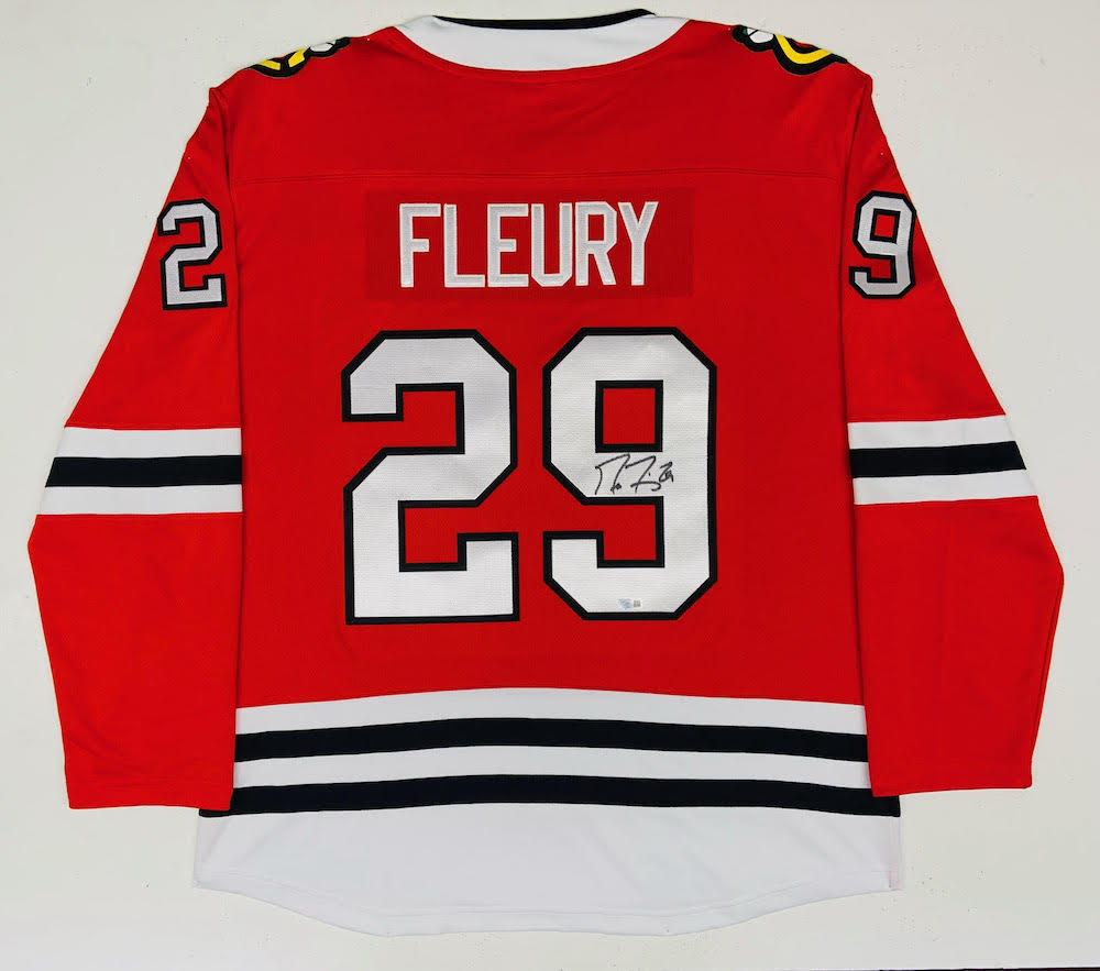 Marc-Andre Fleury Signed Blackhawks Jersey (Fanatics) at PristineAuction.com Marc-Andre Fleury Signed Blackhawks Jersey (Fanatics) at PristineAuction.com