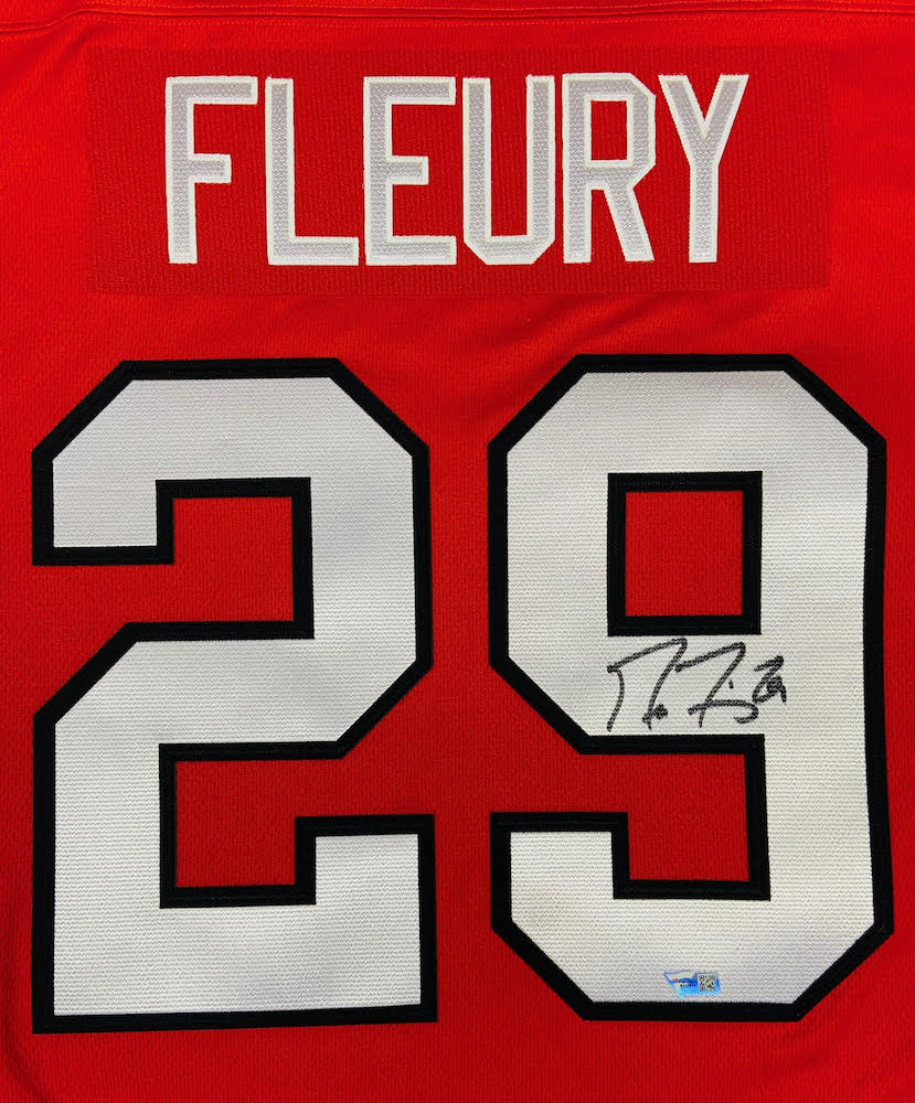 Marc-Andre Fleury Signed Blackhawks Jersey (Fanatics) at PristineAuction.com Marc-Andre Fleury Signed Blackhawks Jersey (Fanatics) at PristineAuction.com