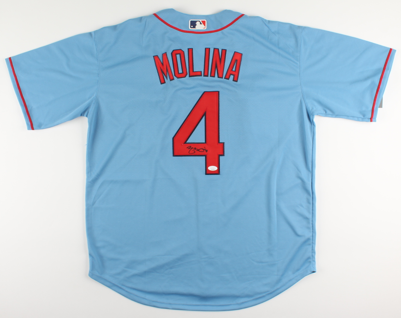 Yadier Molina Signed Jersey (JSA) at PristineAuction.com Yadier Molina Signed Jersey (JSA) at PristineAuction.com