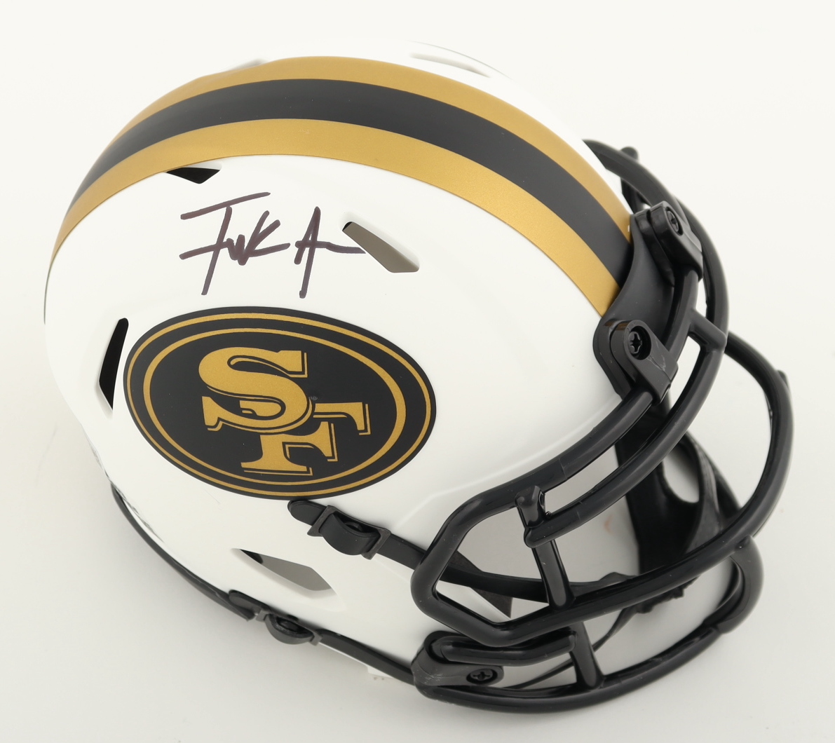 Frank Gore Signed 49ers Lunar Eclipse Alternate Speed Mini Helmet (Beckett) at PristineAuction.com Frank Gore Signed 49ers Lunar Eclipse Alternate Speed Mini Helmet (Beckett) at PristineAuction.com