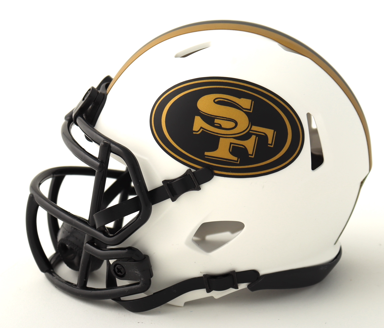 Frank Gore Signed 49ers Lunar Eclipse Alternate Speed Mini Helmet (Beckett) at PristineAuction.com Frank Gore Signed 49ers Lunar Eclipse Alternate Speed Mini Helmet (Beckett) at PristineAuction.com