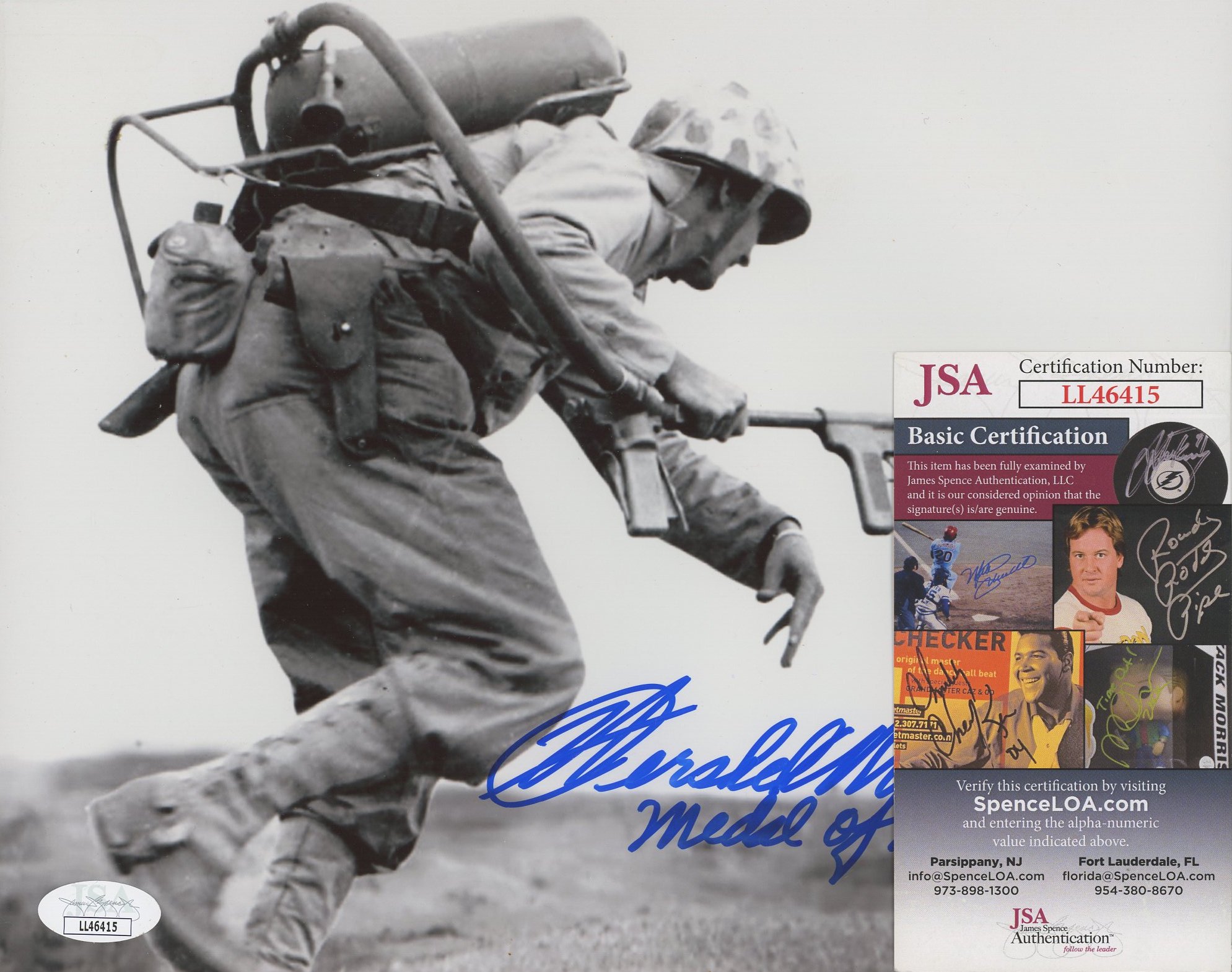 Hershel Williams Signed 8x10 Photo Inscribed "Medal of Honor" (JSA) at PristineAuction.com Hershel Williams Signed 8x10 Photo Inscribed "Medal of Honor" (JSA) at PristineAuction.com