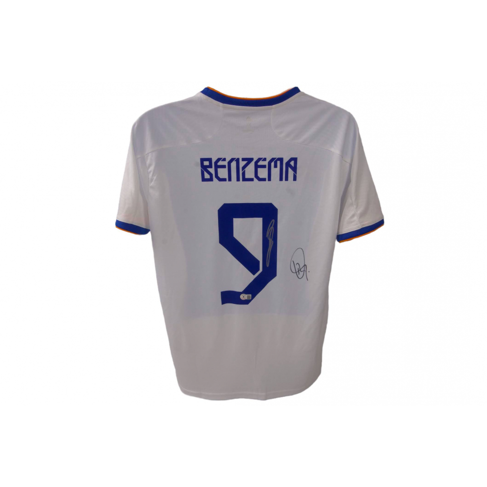 Maillot Real Madrid 2021/2022 Signé Benzema – Certificat Beckett