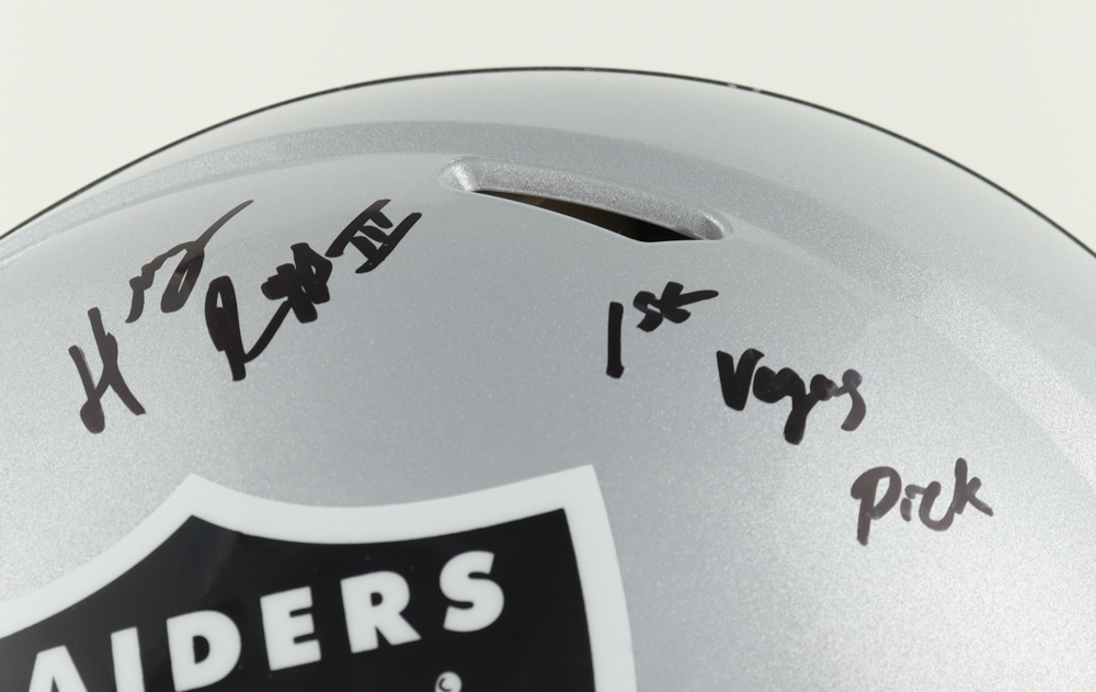Henry Ruggs III Signed Raiders FullSize Authentic OnField Speed