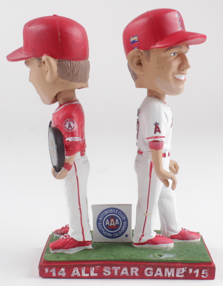 Mike Trout Angels 2014 & 2016 MVP Double Bobblehead at PristineAuction.com Mike Trout Angels 2014 & 2016 MVP Double Bobblehead at PristineAuction.com