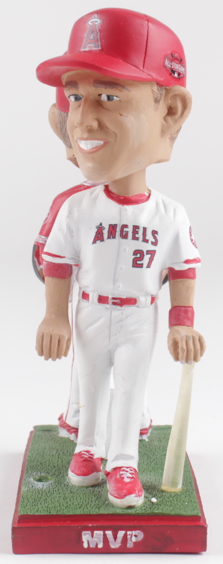 Mike Trout Angels 2014 & 2016 MVP Double Bobblehead at PristineAuction.com Mike Trout Angels 2014 & 2016 MVP Double Bobblehead at PristineAuction.com