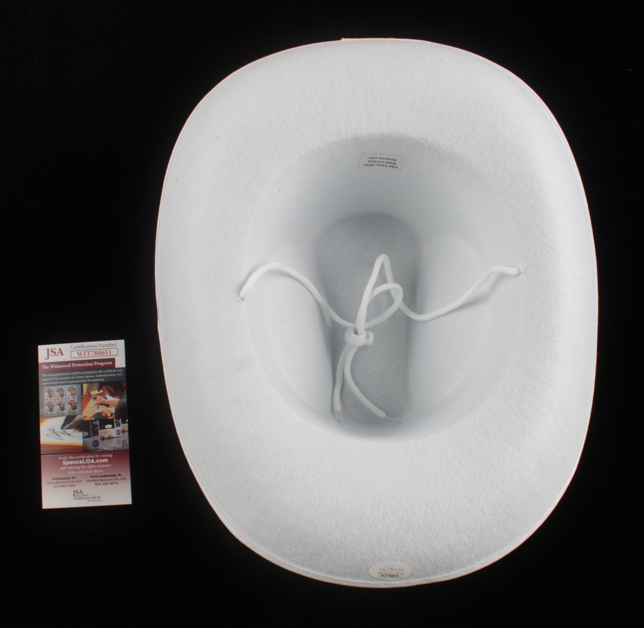 David Koechner Signed Cowboy Hat Inscribed "Whammy" (JSA) at PristineAuction.com David Koechner Signed Cowboy Hat Inscribed "Whammy" (JSA) at PristineAuction.com