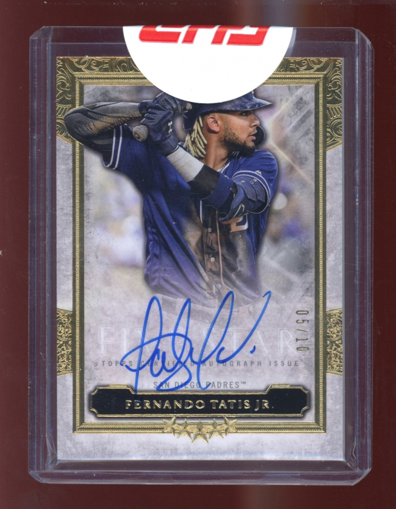 Fernando Tatis Jr. 2020 Topps Five Star Autographs Gold #FSAFTJ #05/10