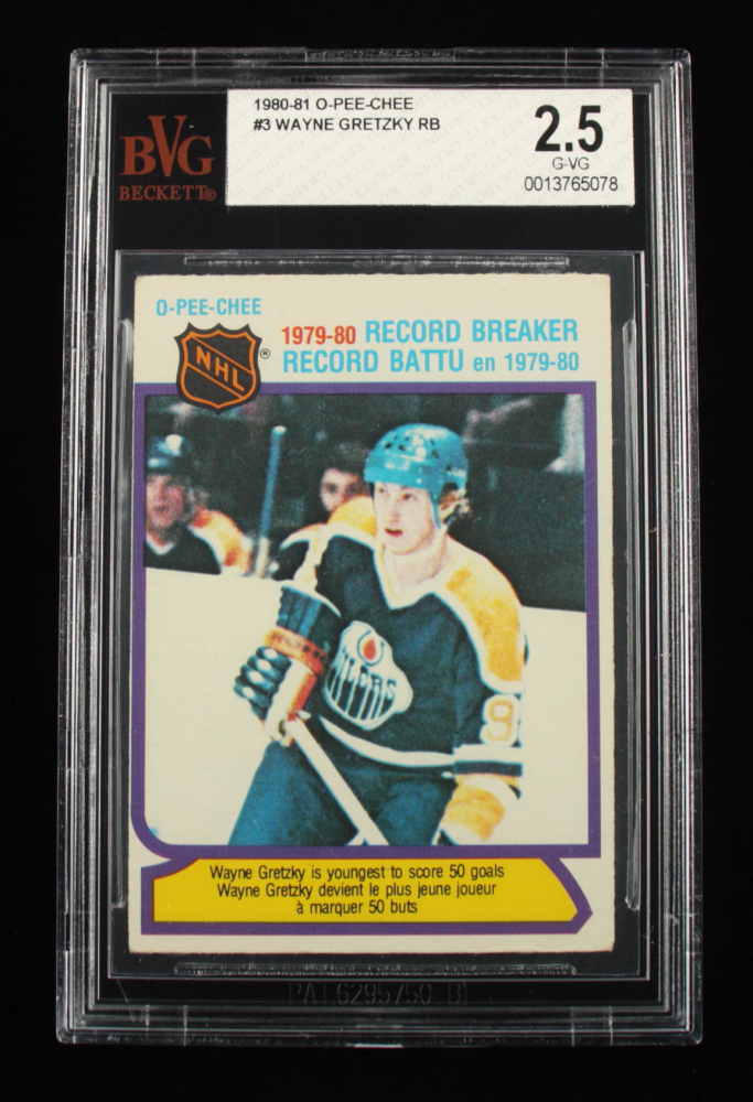 198081 OPC 3 Wayne Gretzky Record Breaker Edmonton Oilers courses