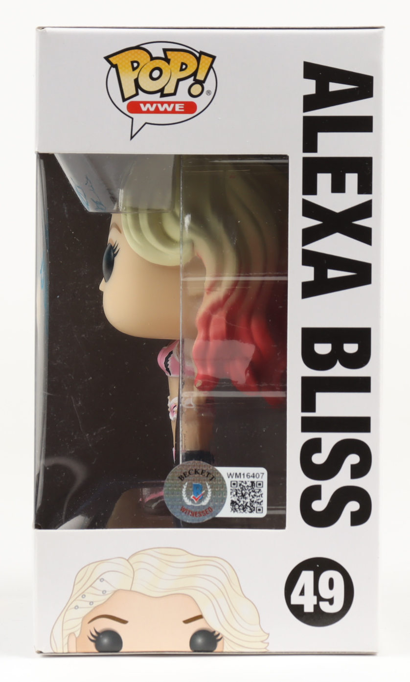 Alexa Bliss Signed WWE #49 Funko Pop! Vinyl Figure Inscribed "Goddess" (Beckett) at PristineAuction.com Alexa Bliss Signed WWE #49 Funko Pop! Vinyl Figure Inscribed "Goddess" (Beckett) at PristineAuction.com