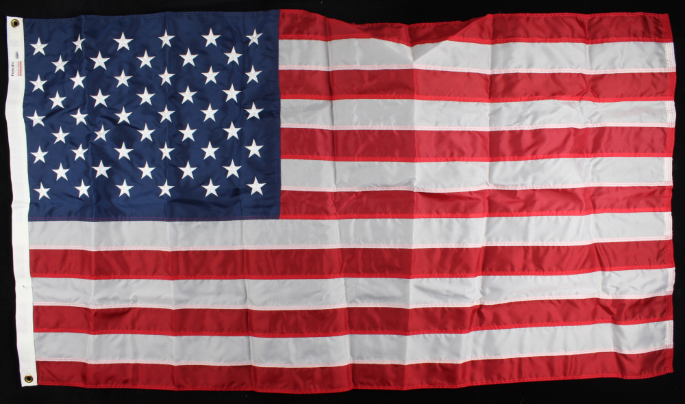 American Flag Flown Over the Capitol with on January 20, 2021