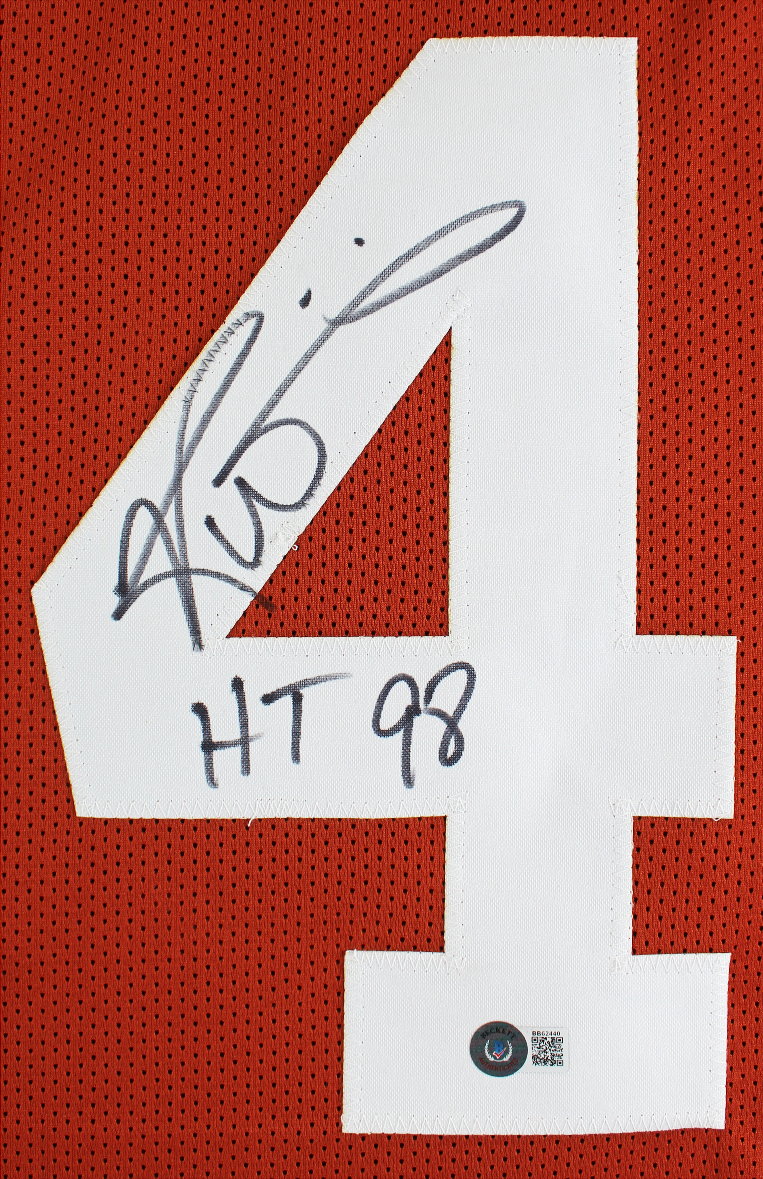 Ricky Williams Signed Jersey Inscribed "HT 98" (Beckett) at PristineAuction.com Ricky Williams Signed Jersey Inscribed "HT 98" (Beckett) at PristineAuction.com