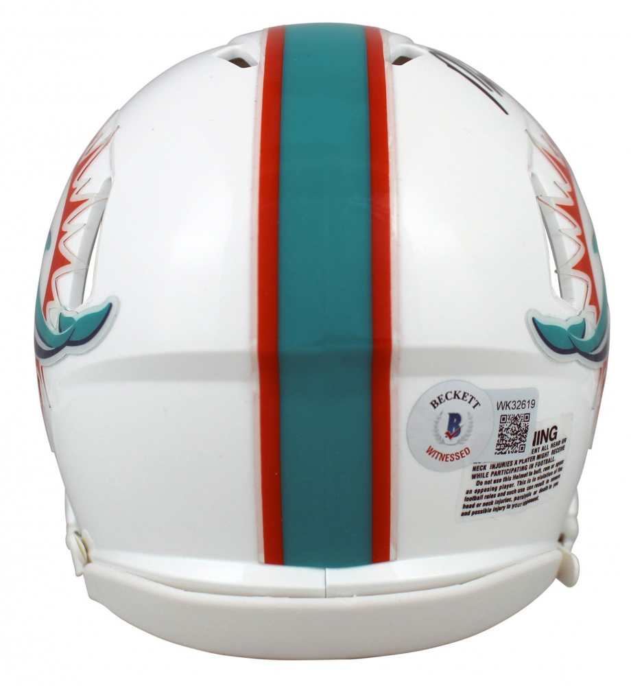 Mike Gesicki Signed Dolphins Speed Mini Helmet (Beckett) at PristineAuction.com Mike Gesicki Signed Dolphins Speed Mini Helmet (Beckett) at PristineAuction.com