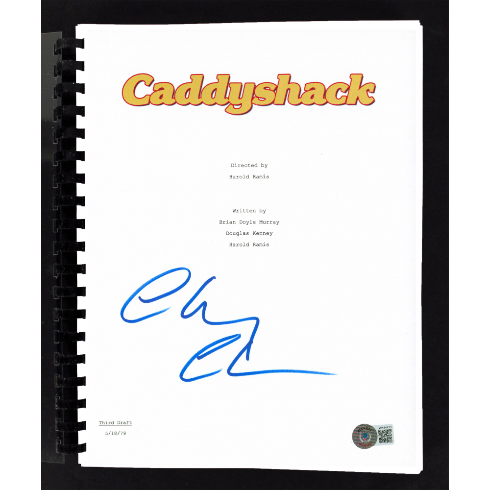 Chevy Chase Signed "Caddyshack" Movie Script (Beckett) at PristineAuction.com