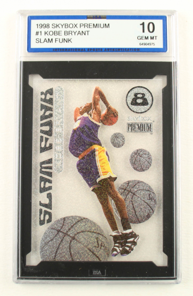 Kobe Bryant 1998-99 SkyBox Premium Slam Funk #1 (ISA 10)