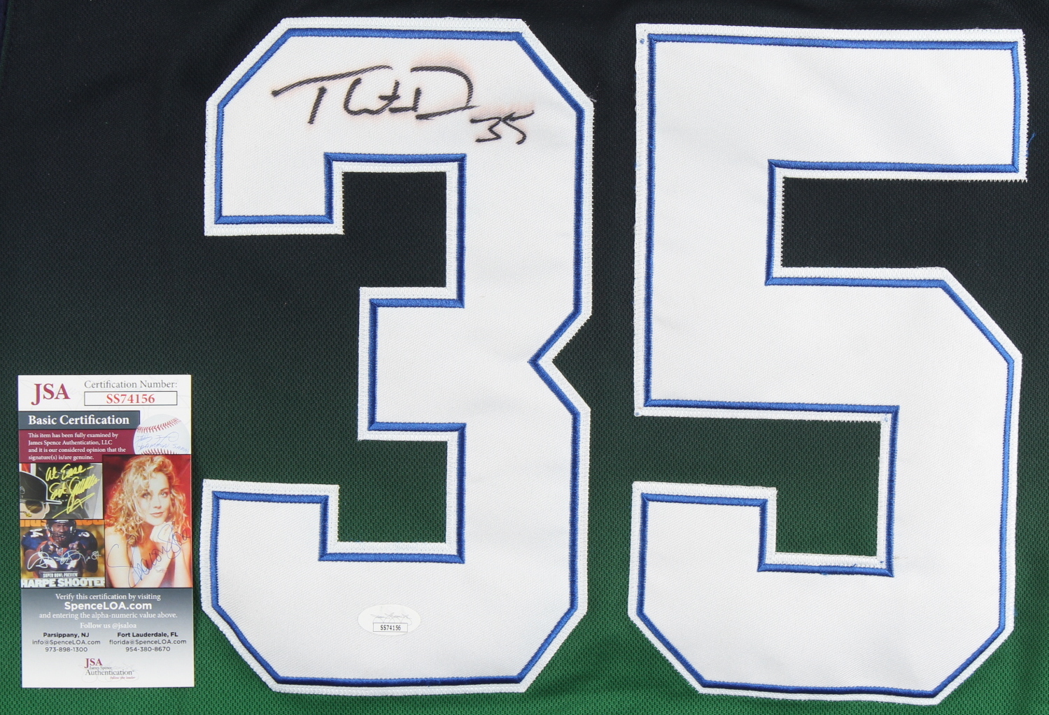 Thatcher Demko Signed Jersey (JSA) at PristineAuction.com Thatcher Demko Signed Jersey (JSA) at PristineAuction.com