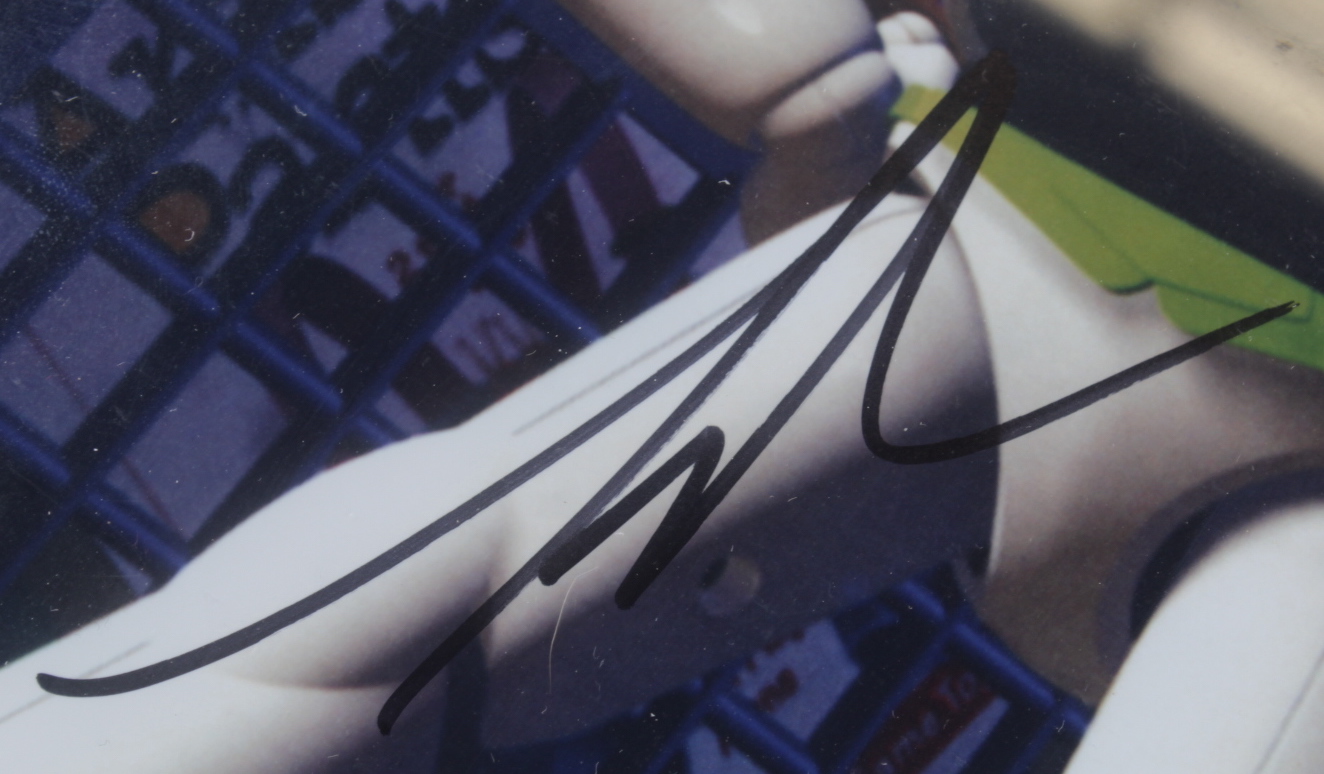 Tim Allen Signed "Toy Story" 11x14 Custom Framed Photo (PSA) (See Description) at PristineAuction.com Tim Allen Signed "Toy Story" 11x14 Custom Framed Photo (PSA) (See Description) at PristineAuction.com