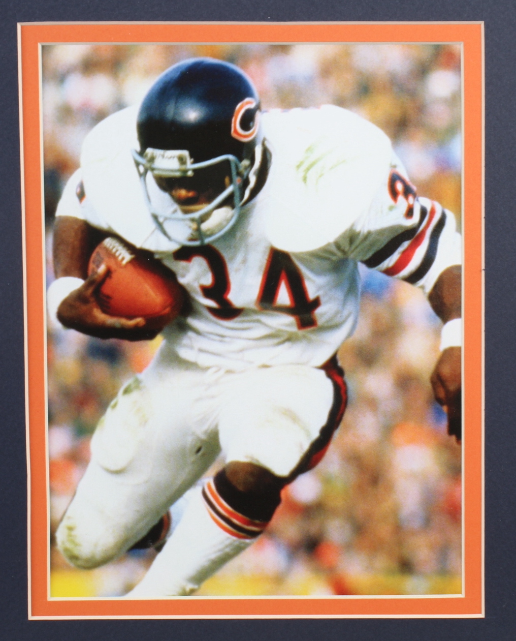 Walter Payton Signed 32x36 Custom Framed Cut Display with Jersey & (2) Hall of Fame Pins (PSA) at PristineAuction.com Walter Payton Signed 32x36 Custom Framed Cut Display with Jersey & (2) Hall of Fame Pins (PSA) at PristineAuction.com