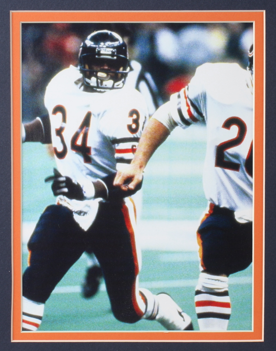 Walter Payton Signed 32x36 Custom Framed Cut Display with Jersey & (2) Hall of Fame Pins (PSA) at PristineAuction.com Walter Payton Signed 32x36 Custom Framed Cut Display with Jersey & (2) Hall of Fame Pins (PSA) at PristineAuction.com