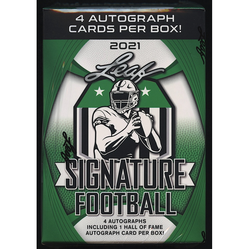 2021 Leaf Signature Football Blaster Box Pristine Auction